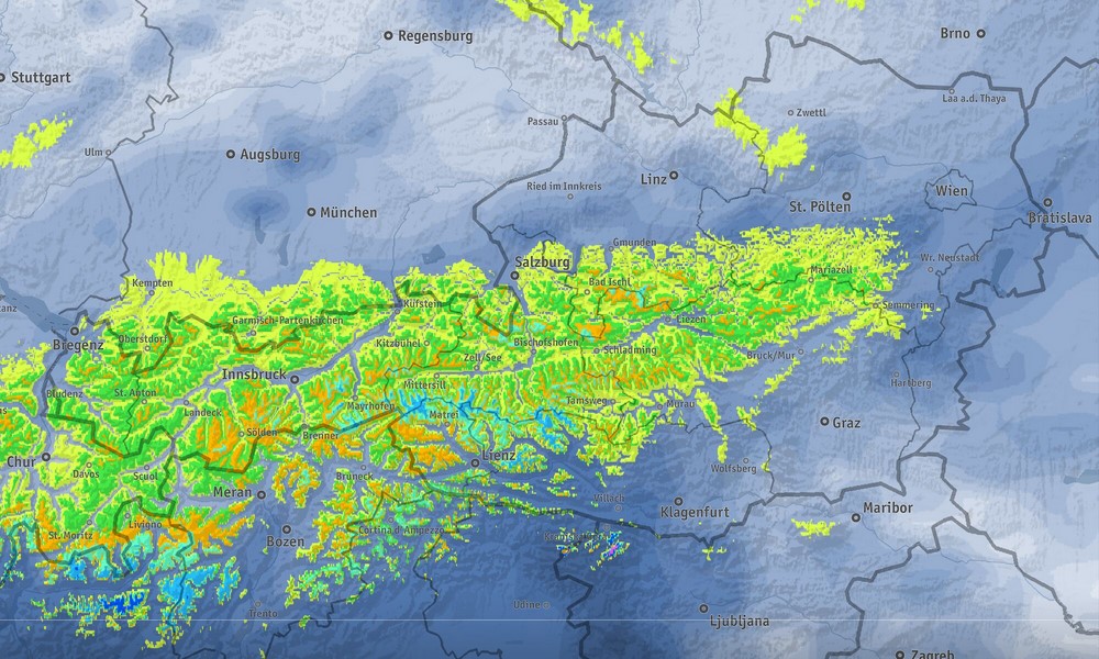 Sneeuwval - Oostenrijk.